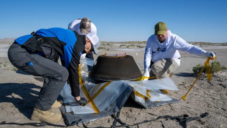 Nasas First Asteroid Samples Land On Earth After Release From