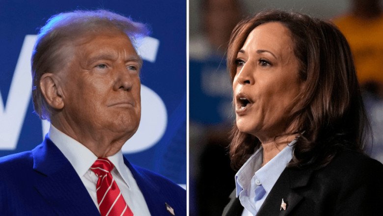 Harris Trump Tied In Swing States Poll Iheartemirates