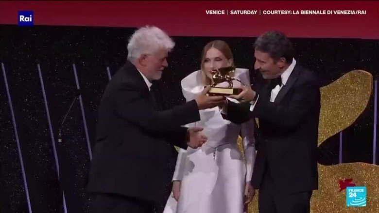 Almodovar wins Venice's Golden Lion with 'The Room Next Door'