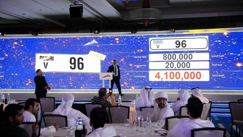 Bidders Eager for Premium Plates at Auction Totaling Dhs69.1m