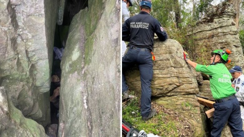 Woman Wedged Upside Down Between Rocks For 7 Hours While Retrieving ...