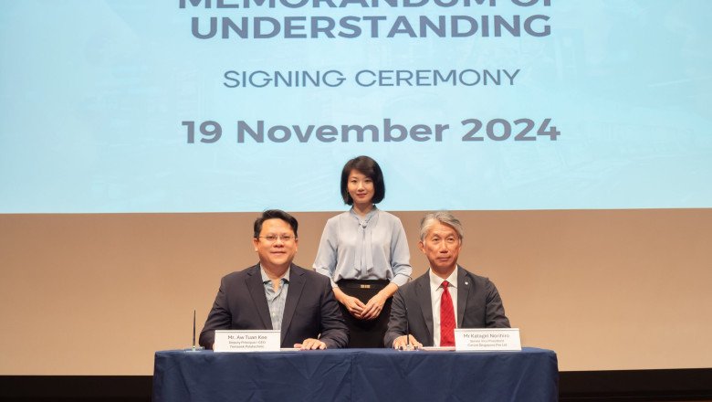 Canon Singapore and Temasek Polytechnic Sign MOU to Advance Security Training and Development