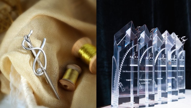 De Beers Group Proudly Supports The HKFDA 40th Anniversary Gala Dinner By Sponsoring Ten Natural Diamond Pins