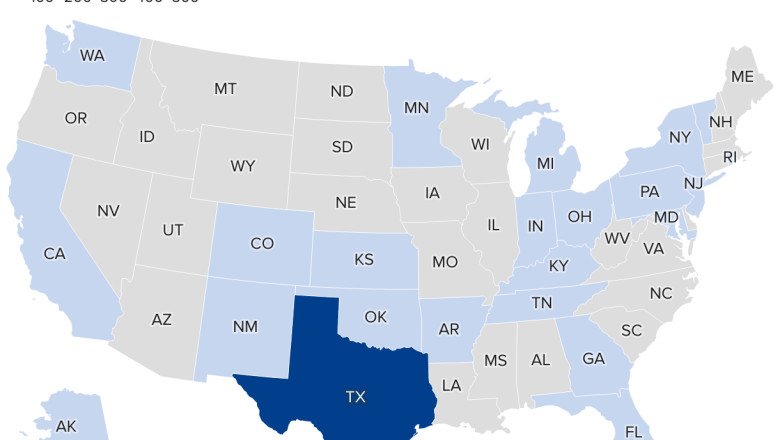 Map shows measles cases across U.S.
