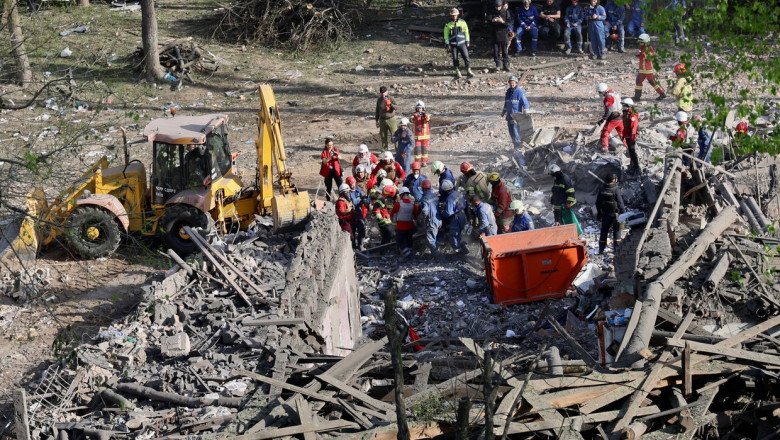 Massive Russian strike on Ukraine’s capital kills several people, injures dozens