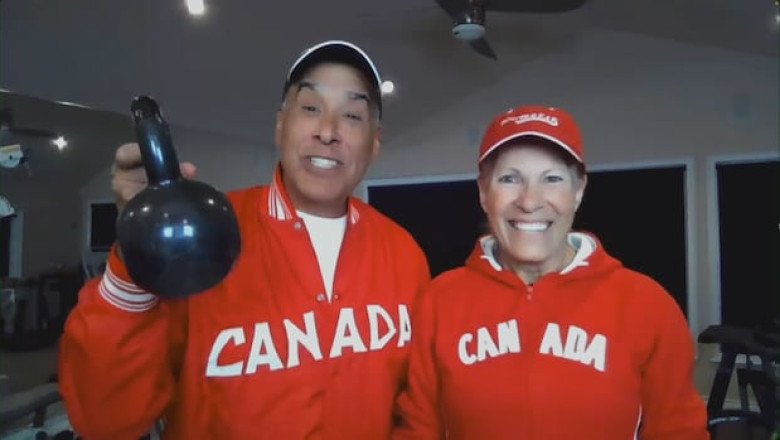 WATCH | BodyBreak's Hal and Joanne share 'elbows up'-inspired exercise