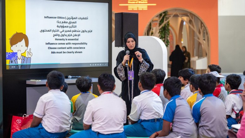 Fake vs real: UAE’s school goers delve into the ethics ofinfluencer marketing in the age of AI at SCRF 2025