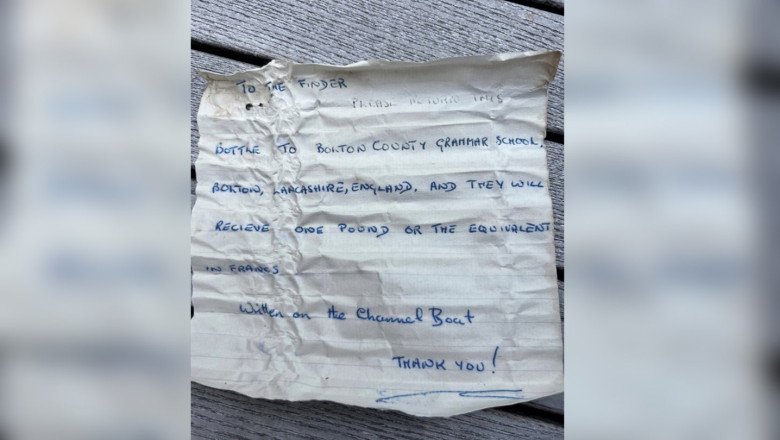 Message in bottle from UK school trip washes up on Norwegian shore