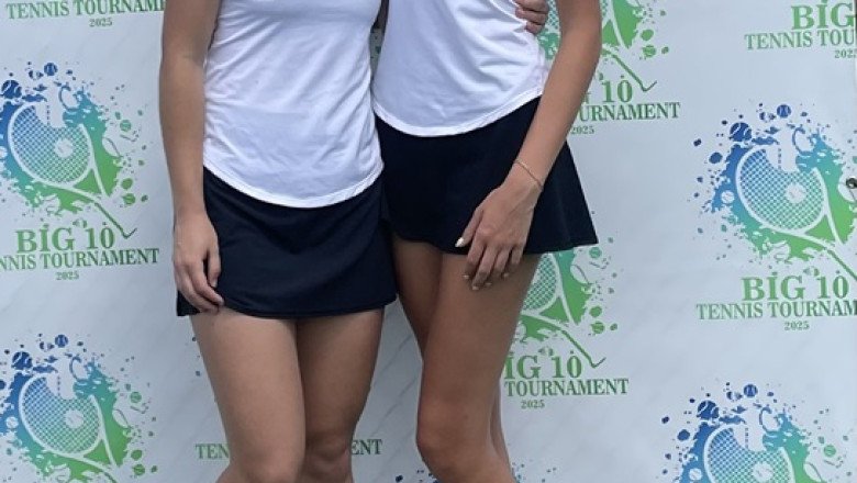 Bridgeport’s Hansberry, McCarthy Win No. 2 Doubles Title at Big 10 Tennis Championships