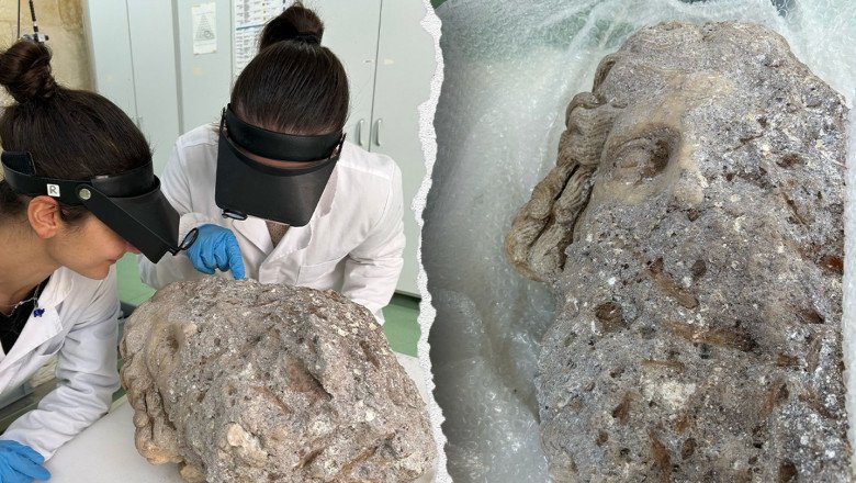 Roman excavators find ancient deity head during dig at Catholic church