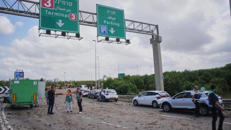 Houthi missile launch halts flights at Israel’s main airport