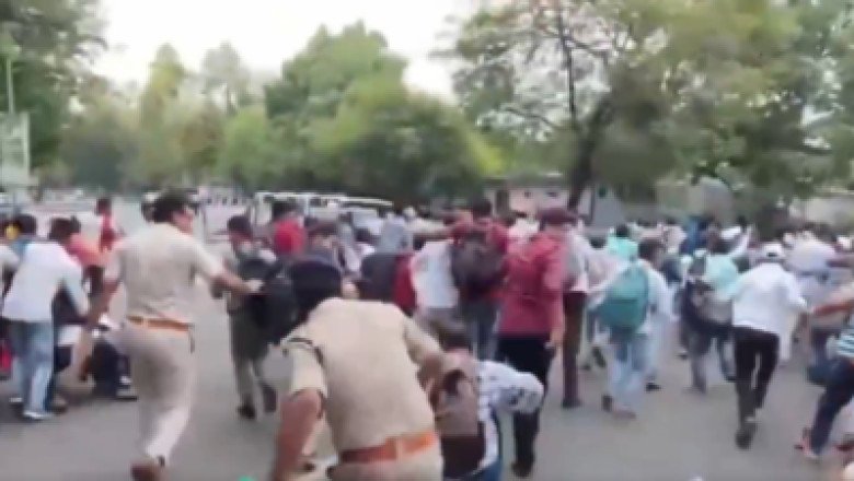 Watch: BPSC aspirants lathi-charged outside Bihar CM Nitish Kumar’s home in Patna | India News
