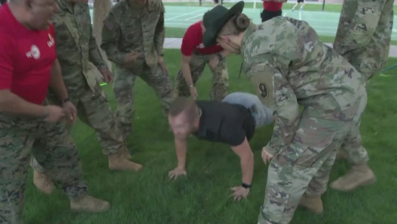 USAA employees experience military training firsthand