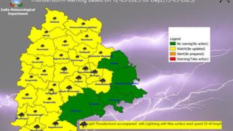 Rains lash parts of Hyderabad; thunderstorm alert in 28 Telangana districts on May 13
