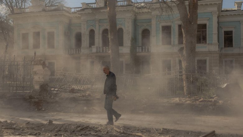 Several killed after Russian strike on civilian bus in Ukraine, military says
