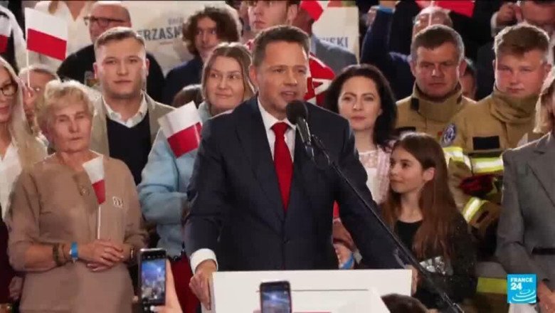 Warsaw's Pro-EU mayor Trzaskowski wins first round of Poland's presidential election
