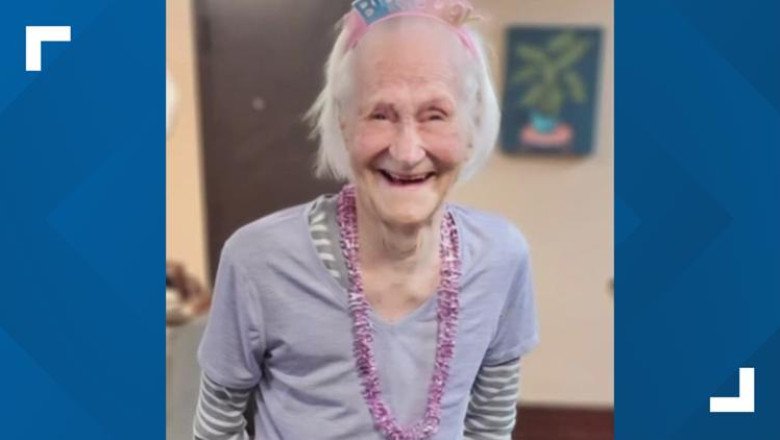 106-year-old woman celebrates birthday with drive-by parade