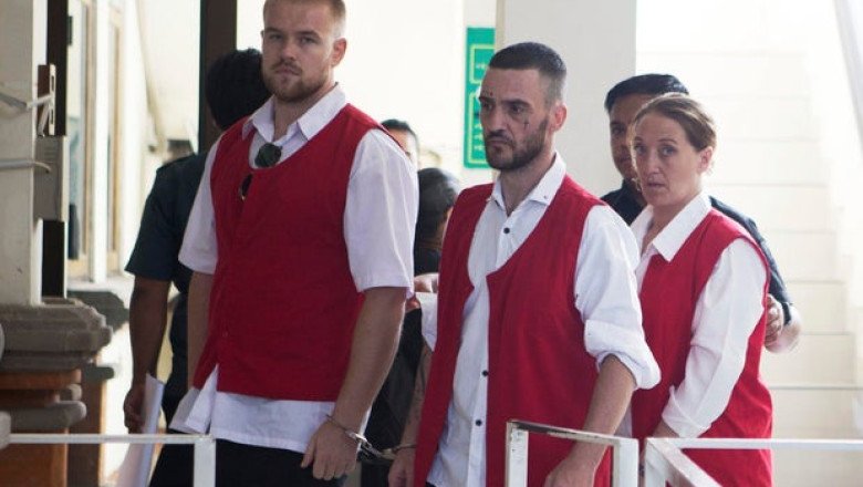 3 British nationals face death penalty for allegedly smuggling cocaine onto tourist island of Bali