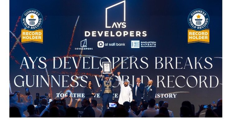 AYS Developers breaks a Guinness World Record for the World’s Largest Real Estate Training Session in Dubai