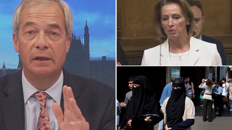 Nigel Farage says face coverings ‘don’t make sense’ as he wades in on burka row