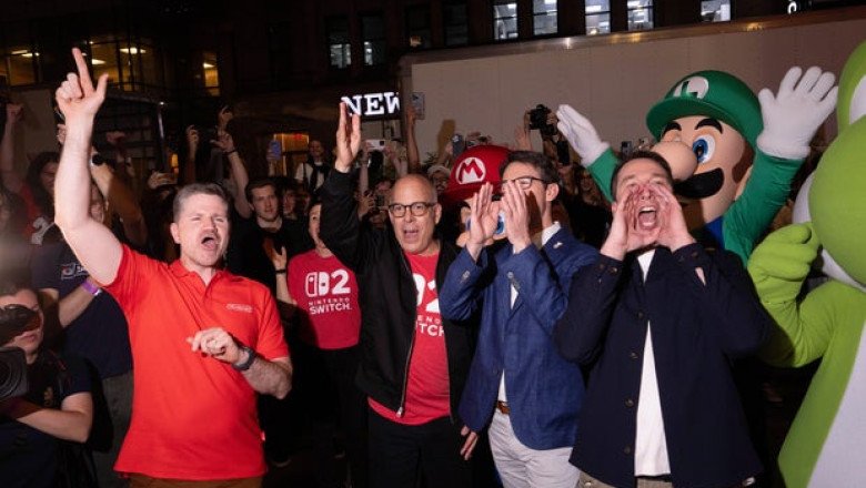 Nintendo Switch 2 draws hordes of fans to stores worldwide for midnight release