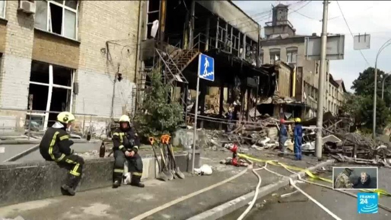 Russian strikes on Ukraine's Kharkiv kill at least 3, injures several