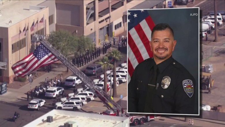 Apache Junction honors fallen Officer Facio at funeral