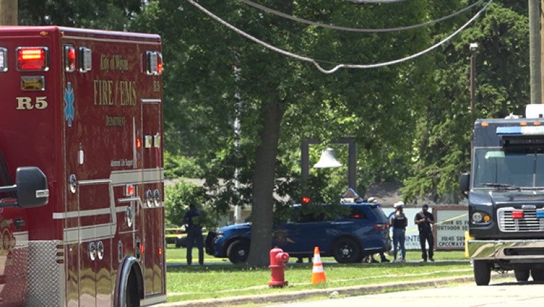1 injured, suspect dead after shooting at church in Wayne