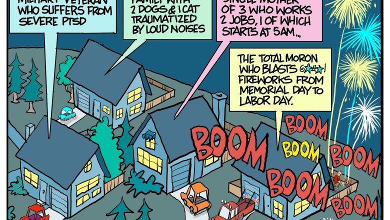 Drew Litton: Holiday “bombs bursting in air” — and wreaking havoc