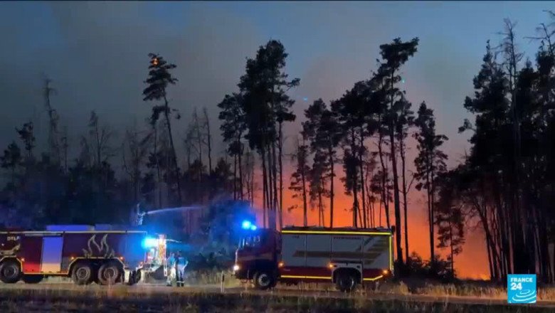 Heatwaves and wildfires break out in Europe