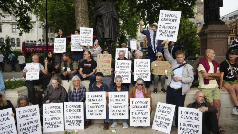 UK police arrest supporters of banned Palestine Action group at London protest