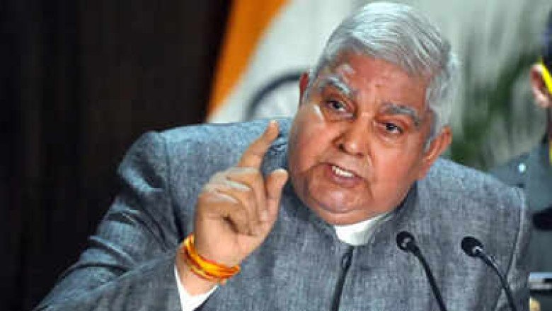 Judge cash-at-home row: VP Jagdeep Dhankhar says Centre ‘handicapped’ to act; refers to Ides of March | India News