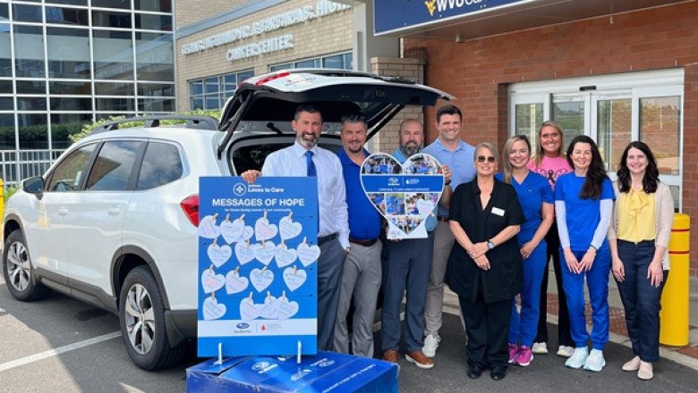 UHC Receives Blanket Donation from Jenkins Subaru and Leukemia and Lymphoma Society