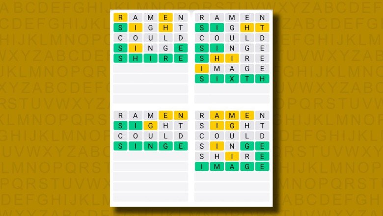 Quordle hints and answers for Wednesday, July 9 (game #1262)