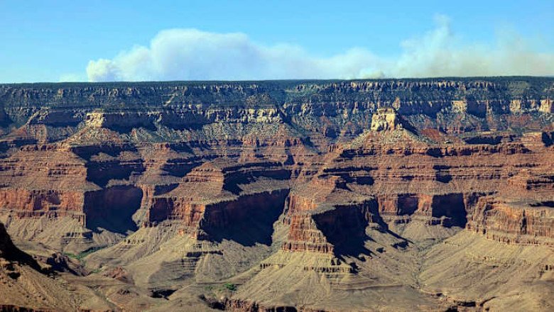 An official says a historic Grand Canyon lodge has been destroyed by wildfire