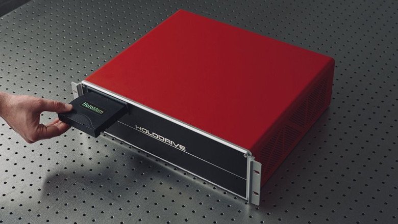 HoloMem holographic ribbon tape uses 3D-printed optics and off-the-shelf parts for lower-cost archival storage