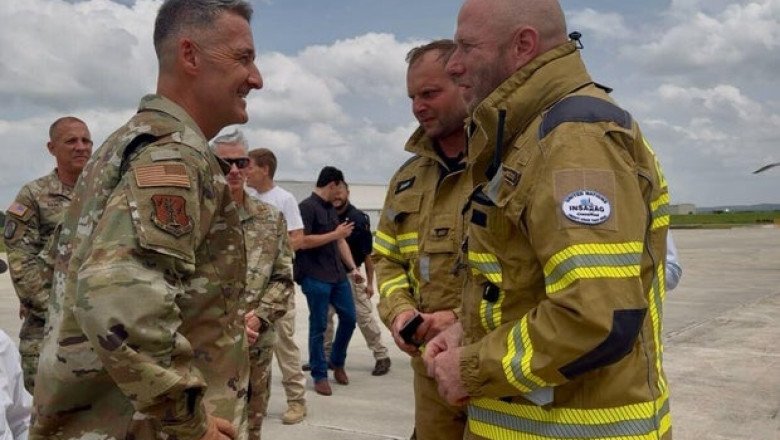 Texas National Guard continues flood response with Czech team joining effort