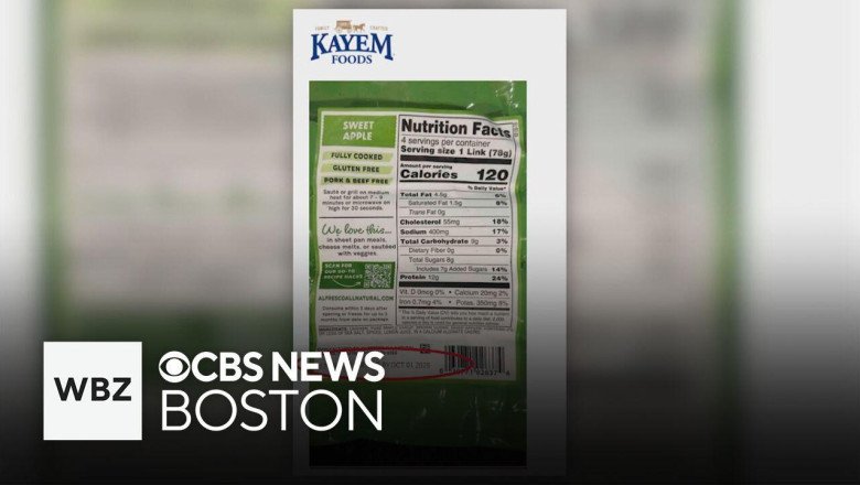 Kayem Foods recalls over 24,000 pounds of chicken sausage products