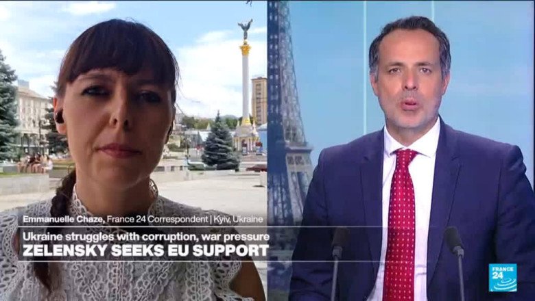 Zelensky seeks EU support while Ukraine struggles with corruption