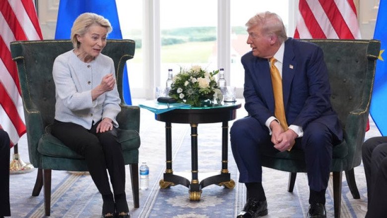 Trump says U.S. has reached trade deal with European Union as Aug. 1 deadline loomed