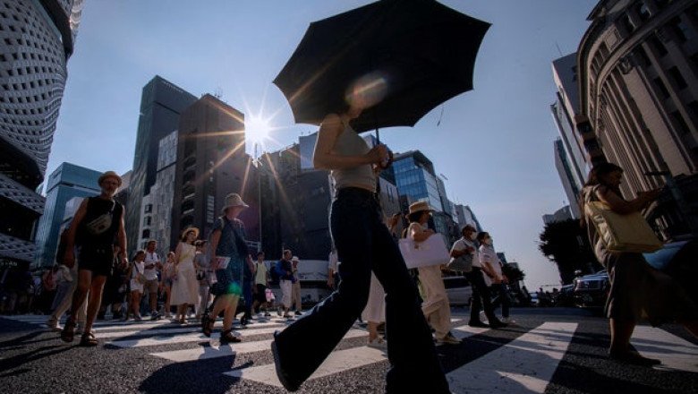 Japan sets 2 heat records in one day as mercury soars past 107 degrees