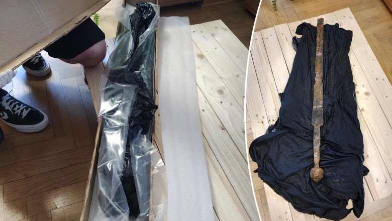 Ancient sword from Warsaw’s founding era is discovered by Polish fisherman