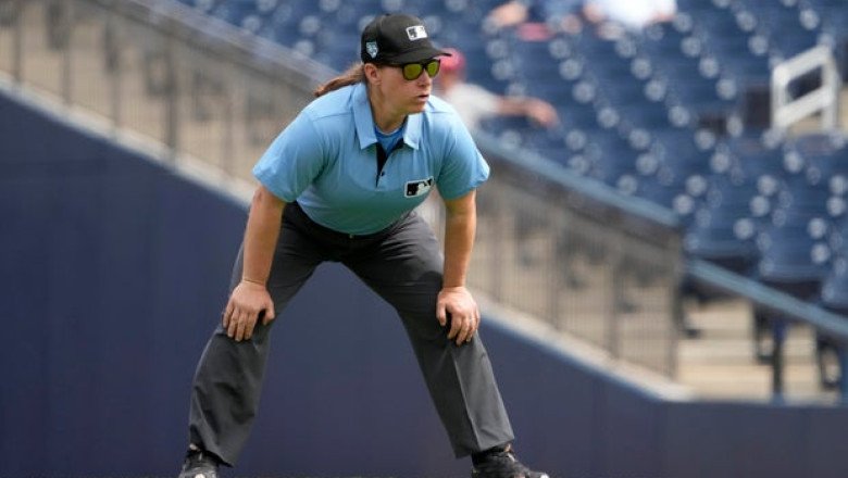 MLB calling up first female umpire for Marlins-Braves games this weekend
