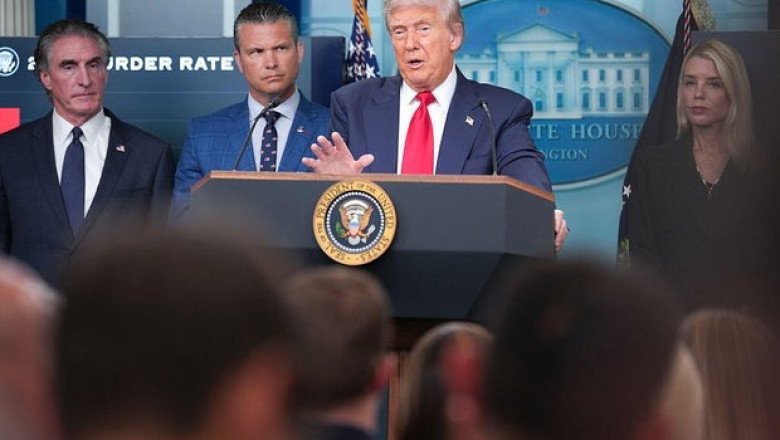 Trump deploys National Guard to D.C., takes control of local police in crime crackdown