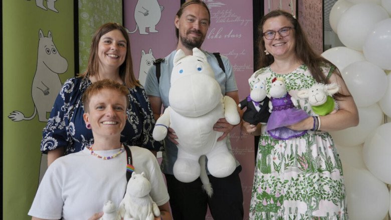 The Bright Side: Finnish fans celebrate 80th birthday of beloved Moomins characters