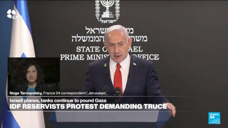 IDF Reservists protest demanding truce to Israel