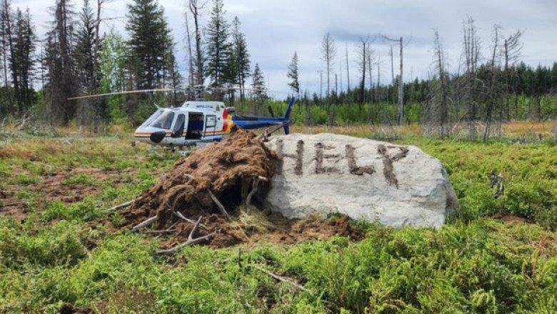 Man survives 9 days in wilderness drinking dirty pond water, carved “HELP” on rock before rescue