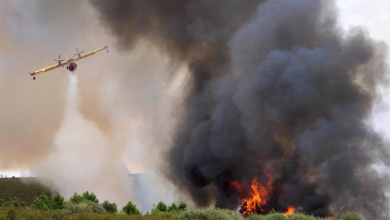 Spain arrests alleged arsonist as France sends planes to battle deadly wildfires