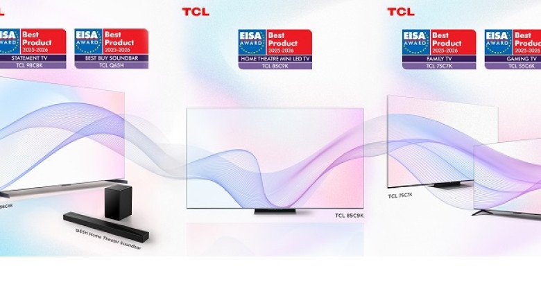 TCL Dominates with Five EISA Awards, Redefining Excellence in Large-Screen & QD-Mini LED Tech