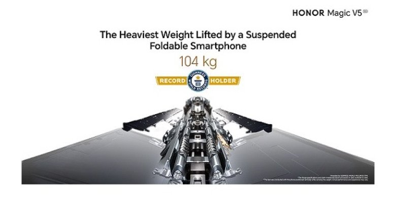 HONOR Magic V5 Sets New Guinness World Record for Foldable Smartphone Durability